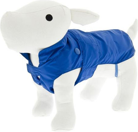 Ferribiella Blue Waterproof Dog Coat with 47cm Back Length