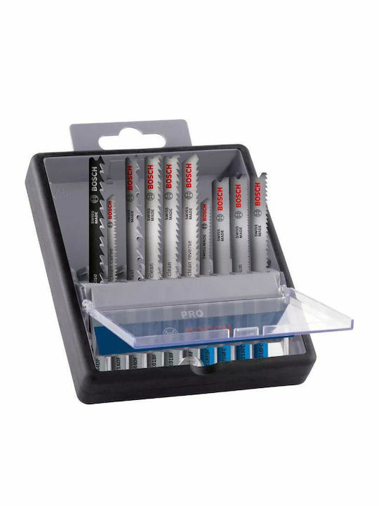 Bosch T-shank Saw Blade Set Pro Wood Metal 100mm 10 Pieces