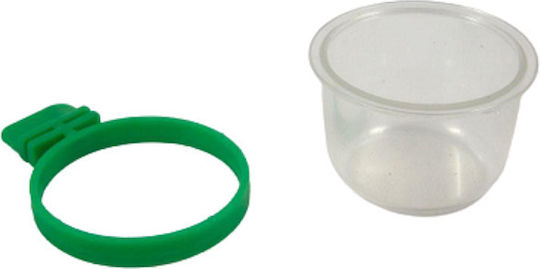 Egg Holder Ring Vitamin Holder for Canary and Parrot Cages, Available in Various Colors