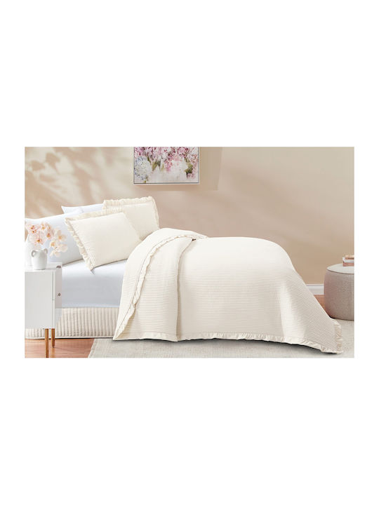 Liolios Home Armony Κουβερλί King Size Cream 260x240cm