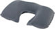 Inflatable Gray Travel Pillow
