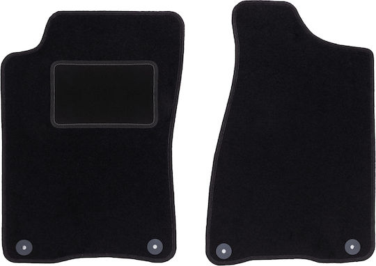 Front Black Car Mats for Audi 90 B3 Sedan 1986-1991