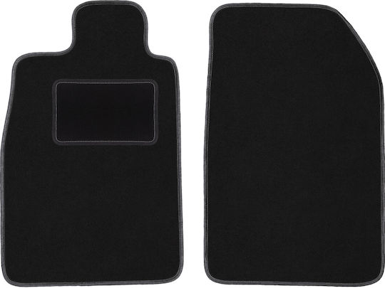 Black Front Car Mats for Citroen XM Break Station Wagon Sedan Hatchback Liftback 1989-2000