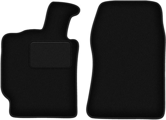 Front Black Floor Mats Lancia Thesis Sedan 2001-2009