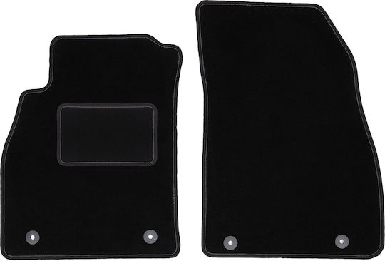 Black Front Floor Mats Chevrolet Malibu V Wagon Liftback Sedan 2011-2015