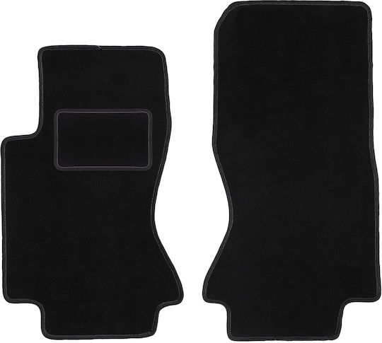 Front Black Floor Mats Jaguar S-type X204 Sedan 2002-2008