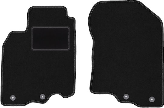 Front Black Mats Honda Insight Ii Hatchback 2009-2014