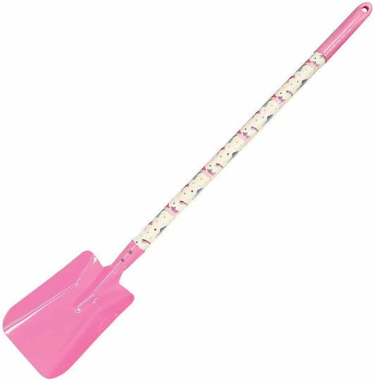 Spatulă metalică Greenmill cu mâner din lemn și PVC, 75 cm