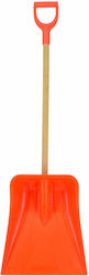 Ramp Snow Shovel Economic Orange Wooden Handle Ramp Snow Shovel Economic Orange Wooden Handle