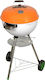 Master Grill & Party Rostfreier Stahl Holzkohlegrill Kessel mit Deckel und Thermometer