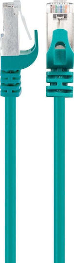 Schwaiger SF/UTP Cat.6 (Gigabit) Καλώδιο Δικτύου Ethernet 2m Πράσινο