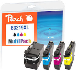 Peach PI500-231 Compatible Pack Brother 3219XL Black