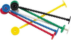 Laurel 1864-95 Filing Screw 75mm Plastic Colored 6pcs