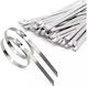Alcasa Alcasa Plastic Cable Ties in Gray Color 20 pcs