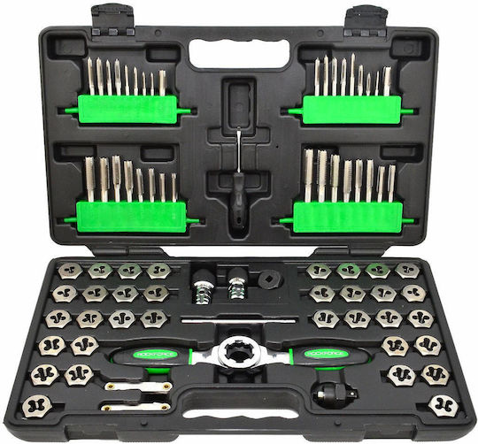 Rockforce Hand Taps & Threaders Set 76 Pieces M3-M12