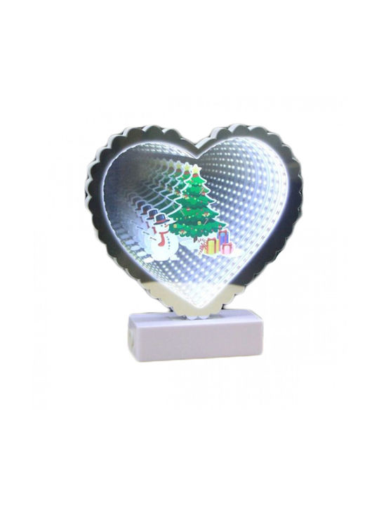 Weihnachts-Unendlichkeit LED 3D Herzlicht 20cm