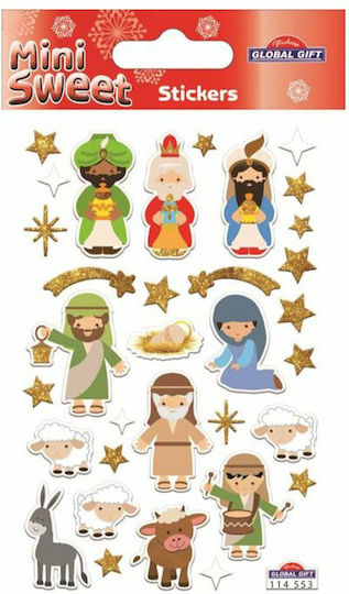 Minisweet Aufkleber *Weihnachtsaufkleber Magie 8x12cm 114553