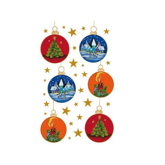Abțibilduri simple de Crăciun BSB, 2 foi BSB