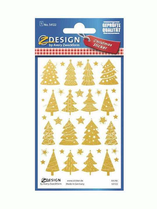 Αυτοκολλητα Special Ετικετες Christmas Δεντρα 54122