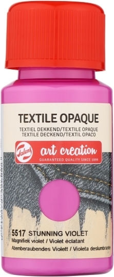 Vopsea opacă pentru textile Talens Tac 50ml 5517 Violet Uimitor