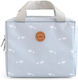 Saro Schulische Isothermische Hand-Lunch-Tasche 6Es Gray 19 x 10 x 24cm