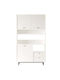 Μπουφές White White 120x35.5x205cm