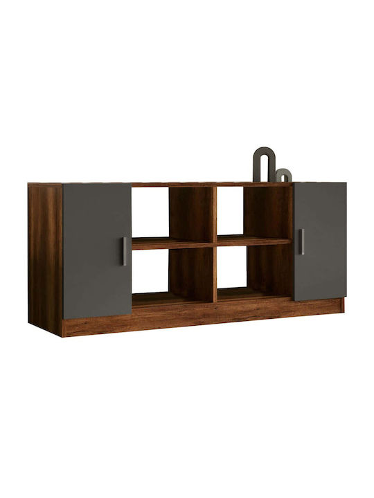 Μπουφές Walnut-anthracite 139.8x46.3x61.8cm