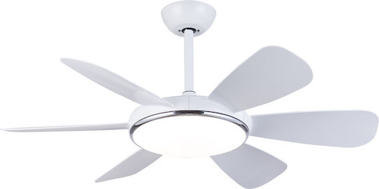 Morris Ventilator De Tavan 106cm Cu Lumină Albă