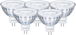 Philips Corepro Bec LED 4.45W pentru Dulie GU5.3 Alb cald Philips Corepro Bec LED 4.45W pentru Dulie GU5.3 Alb cald