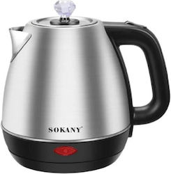 Sokany SK-09046 1.7lt με Ισχύ 1500W Ασημί Sokany SK-09046 1.7lt με Ισχύ 1500W Ασημί