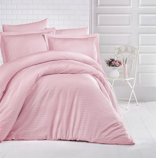 Linea Home Duvet Cover Double 200x240 Soft Satin