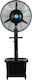 Industriell Industrieller Nebelventilator Boden mit einem Durchmesser von 165cm