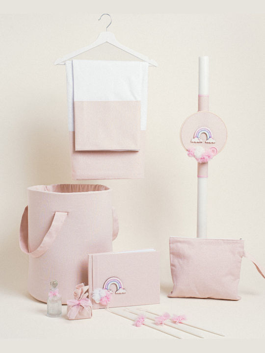 Beauty Home Set Botez Curcubeu cu Temă Curcubeu