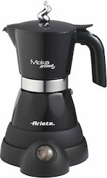 Ariete Electric Stovetop Espresso Pot 4 Cups 400W Negru Ariete Electric Stovetop Espresso Pot 4 Cups 400W Negru