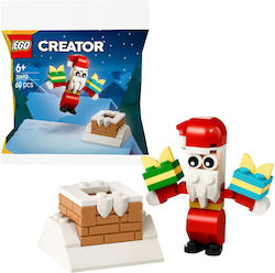 LEGO Creator Забавление с Дядо Коледа на Комина за 6+ Години 60 Бройки
