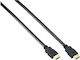 LogiLink HDMI 2.0 Premium High Speed 4K 60Hz HDR Cable HDMI male - HDMI male 5m Μαύρο