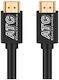 ATC HDMI 2.0 Premium High Speed 4K 60Hz HDR Cable HDMI male - HDMI male 20m Μαύρο