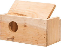 Cuib de păsări din lemn Copele, mărime mică: 20x10xh10cm Cuib de păsări din lemn Copele, mărime mică: 20x10xh10cm