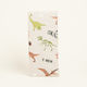 Beauty Home Fabric Easter Candle Case with Theme "Dinosaurs" Beige 45x22cm.