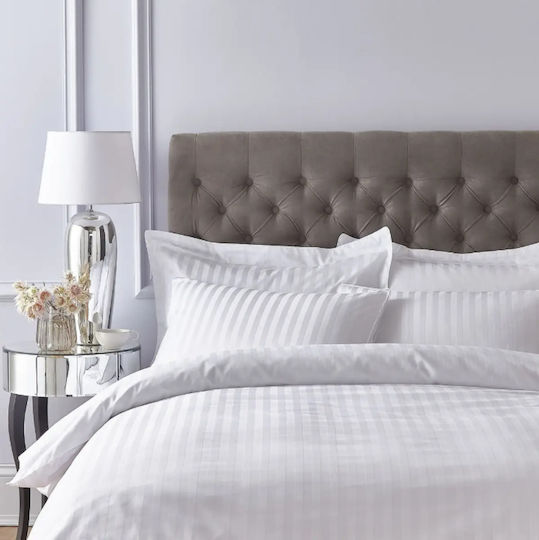 Olia Home Сет Чаршафи 220x240см. Stripe 1cm 4бр