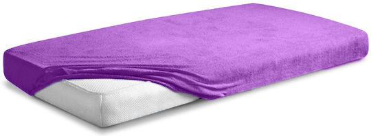 Matex Σεντόνι King Size με Λάστιχο 220x200+20εκ. Purple 22