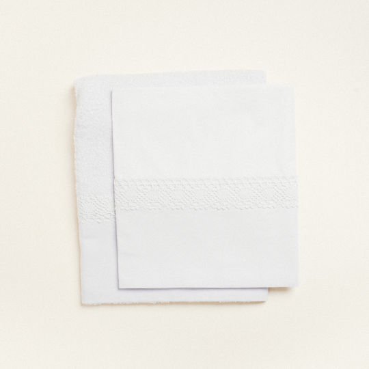 Beauty Home Set Christening Oilcloths White 3 Pieces