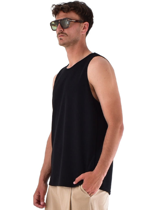 Men's Short Sleeve Blouse Black