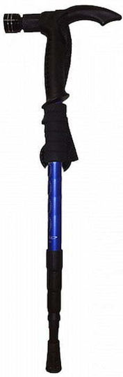 Folding Walking Stick with Flashlight, Hiking Stick, 52cm to 1.10m Support Stick