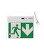 Universe Rechargeable LED Emergency Light with Battery Powered and Mounting Sticker 1pcs