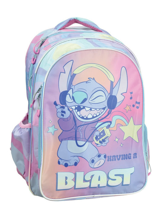 Gim Stitch Ghiozdan Școlar de Spate pentru Școala Primară Multicolor 27 Litri