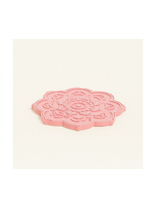Beauty Home Σουβέρ Κεραμικό Ροζ 10.5x11cm