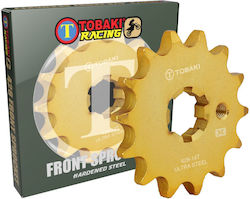Vorderritzel 14Z 428 Ultra gehärteter Stahl Racing Yamaha Crypton X-135 T110 R115 Gold Tobaki