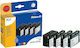 Pelikan Kompatibles Tintenstrahldrucker-Tintenpatronen-Paket HP HP933XL Gelb 4Stück