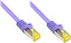 3M SF/UTP Кат.7 (10Gbps) Мрежов Кабел Ethernet 3м Сив
